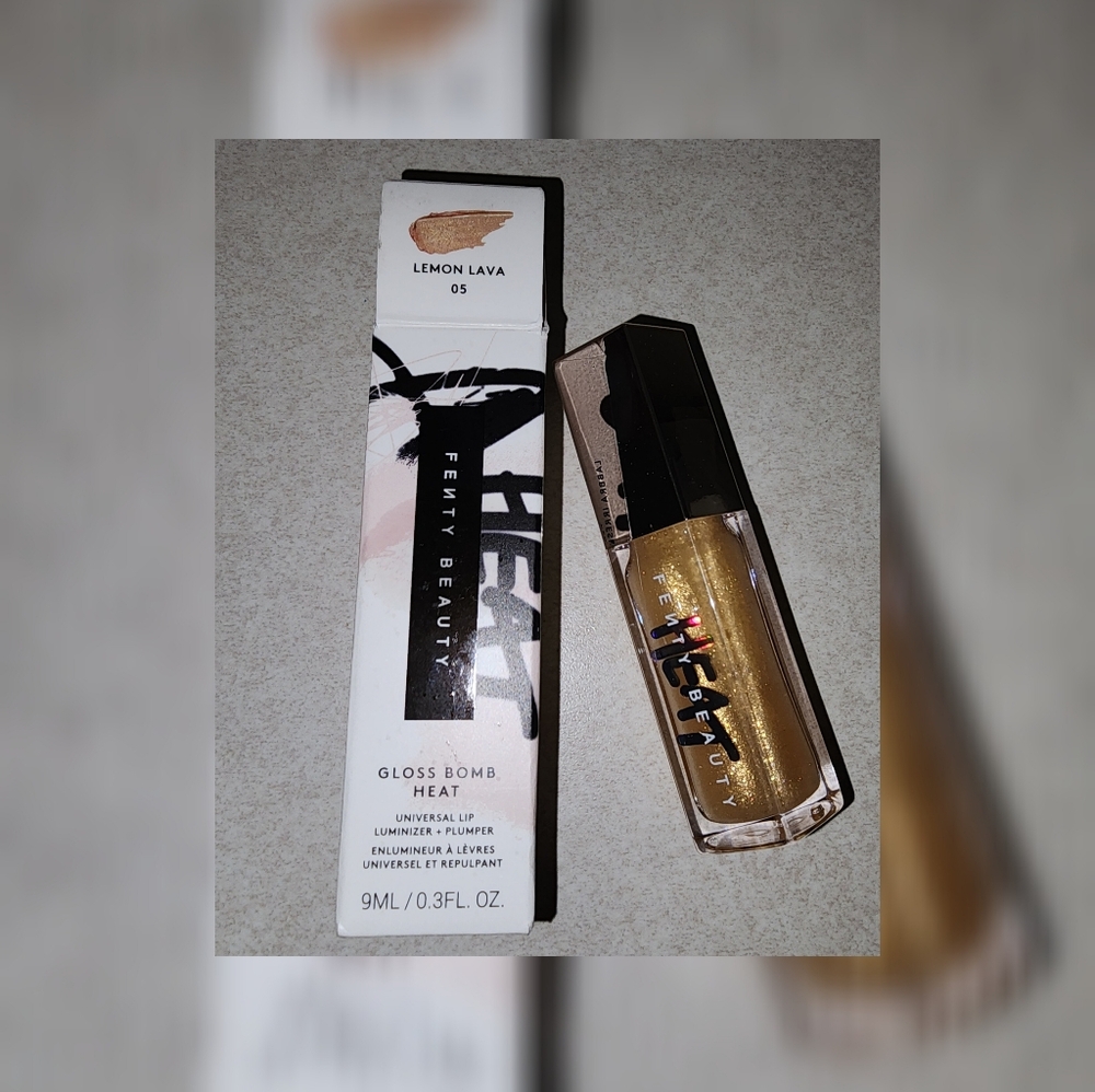 Fenty Beauty by Rihanna Gloss Bomb Heat Lemon Lava NIB - Picture 5 of 10